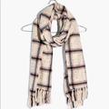 Madewell Accessories | Madewell Scarf Plaid | Color: Black/Cream | Size: Os