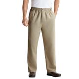 Men's Big & Tall Knockarounds® Full-Elastic Waist Pants in Twill or Denim by KingSize in True Khaki (Size XL 40)