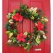 The Holiday Aisle® 24" Foam Wreath in Green/Red | 24 H x 24 W x 5 D in | Wayfair 997FCBB86A9547DA8EAE1D9351020FF1