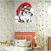 The Holiday Aisle® Kitten Santa Claus Wall Decal Vinyl in Gray | 46 H x 46 W in | Wayfair BDA424B5E2844D669AAB5464D7935B38