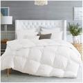 Alwyn Home 700 Fill Power Winter Down & Feather Blend Comforter Down & Feather Blend in White | 90 H x 104 W x 5 D in | Wayfair
