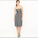 J. Crew Dresses | J. Crew Gray Strapless Juliet Chiffon Dress | Color: Gray | Size: 6