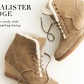 J. Crew Shoes | J. Crew Macalister Shearling Wedge Boots | Color: Cream/Tan | Size: 7