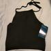 Brandy Melville Tops | Brandy Melville Black Halter Top | Color: Black | Size: 4