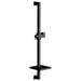 Kingston Brass Claremont 23.6" Square Shower Slide Bar w/ Soap Dish in Black | 24.94 H x 5.94 W x 2.63 D in | Wayfair KX8260