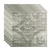 Fasade FASÄDE Traditional Style/Pattern 5 Decorative Vinyl 2ft x 2ft Lay in Ceiling Panel PVC in Gray | 24 W x 0.028 D in | Wayfair PL7021