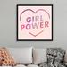 Mercer41 Girl Power III by Seven Trees Design - Textual Art on Canvas in Brown | 38 H x 38 W x 1.75 D in | Wayfair AF90384B77254A2D90B455F962D2C7FD