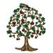 Rosdorf Park Brumley Wish Granting Tree Sculpture Metal in Green/Yellow | 6 H x 6 W x 2 D in | Wayfair 895BE189864D451CBE014AF47CC44BB0