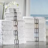 Latitude Run® Josann Highly Absorbent 800 GSM Turkish Cotton Bath Towels Terry Cloth/Turkish Cotton in Gray/Green/Blue | 30 W in | Wayfair