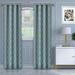 Lark Manor™ Adarsh Polyester Room Darkening Curtain Pair Polyester in Green/Blue | 96 H in | Wayfair A046DE7369774DB6A07117B0FE0DFA86