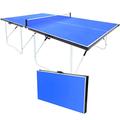 homelikesport 9FT Folding Table Tennis Table Outdoor Indoor Portable Ping Pong Table Full Size Professional Rollaway Table Easy Quickly Installation 95% Pre-assembled