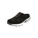 Extra Wide Width Men's KingSize Slip-on Sneaker by KingSize in Jet Black (Size 10 1/2 EW)