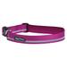 Strolls Collar in Reflective Fuchsia for Dogs, Large, Pink