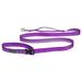 Strolls Tether Leash with Traffic Handle in Reflective Dewberry for Dogs, Small, 72" L, Purple