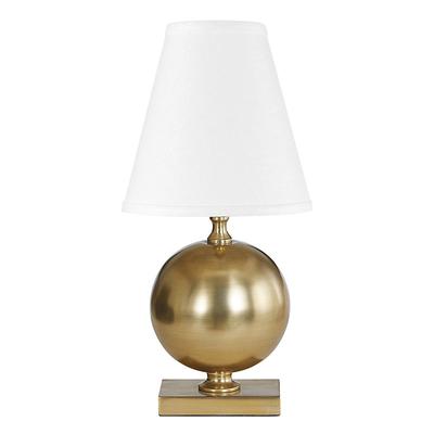 Montie Mini Accent Lamp with Shade - Tapered Linen White - Ballard Designs