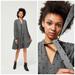 Zara Dresses | Dotted Mesh Mini Dress | Color: Black/Gray | Size: Xl