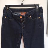 Tory Burch Jeans | Hptory Burch Zip Ankle Cropped Slim Jeans 26 | Color: Blue | Size: 26