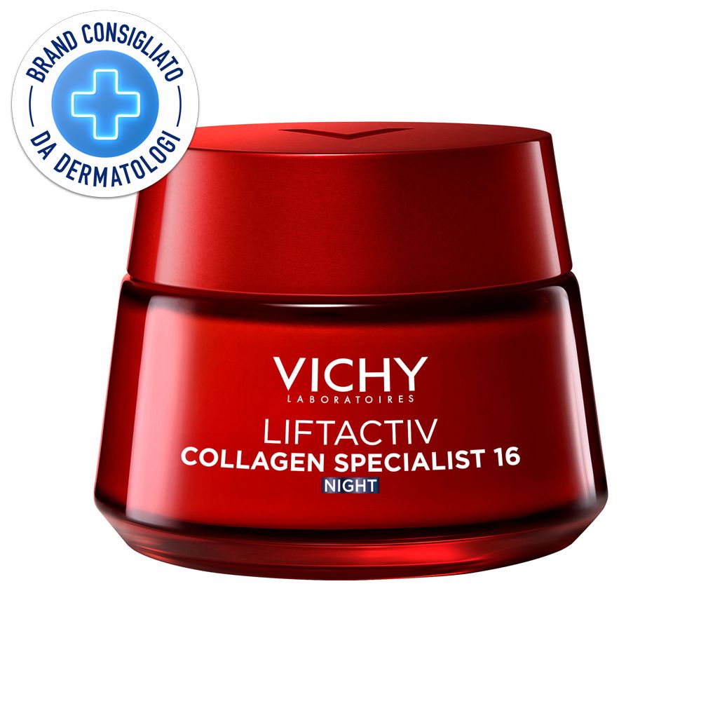 Vichy Liftactiv Collagen Specialist 16 Crema Notte: Corregge segni del