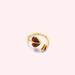 Kate Spade Jewelry | Kate Spade Rock Solid Stone Heart Twist Ring | Color: Gold/Red | Size: 7