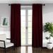 The Tailor's Bed Alia Velvet Solid Color Room Darkening Rod Pocket Single Curtain Panel Velvet in Indigo | 120 H in | Wayfair CPP-ALI-ME-DP-OT