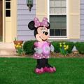 Gemmy Industries Easter Minnie in Polka Dot Dress w/ Egg Inflatable Polyester in Black/Pink | 42.13 H x 17.72 W x 16.54 D in | Wayfair G-440687