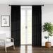 The Tailor's Bed Alia Velvet Solid Color Pinch Pleat Curtain Panels Metal in Black | 108 H in | Wayfair CPP-ALI-BK-PPP-OE