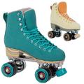 LMNADE Throwback Traditional Figure Skate Style Vegan-Friendly Roller Skates. Ideal Roller Boots for Girls and Women Suitable for Indoor & Outdoor Use Size - UK 4