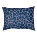 East Urban Home Seattle Throwback Football Outdoor Dog Pillow Polyester in Green/Blue | 4 H x 18 W x 28 D in | Wayfair