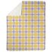 East Urban Home Minnesota Football Luxury Fleece Throw Microfiber/Fleece/Microfiber/Fleece in Gray/Yellow | 50 W in | Wayfair