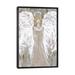 East Urban Home Farmhouse Guardian Angel by Ashley Bradley - Painting Print Canvas/Paper in Gray/White | 26 H x 18 W x 1.5 D in | Wayfair