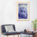 East Urban Home Einstein Ballpoint Pen by Ben Heine - Graphic Art Print Paper/Metal in Gray/Indigo | 32 H x 24 W x 1 D in | Wayfair