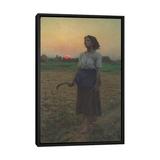 East Urban Home The Song of the Lark, 1884 by Jules Breton - Painting Print Canvas in Brown/Green | 26 H x 18 W x 1.5 D in | Wayfair
