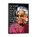 East Urban Home Maya Angelou - Graphic Art Print Canvas/Metal in Black/Red | 26 H x 40 W x 1.5 D in | Wayfair EB16C8DF5ED94495AC6BCEBD05DD0DCC