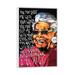 East Urban Home Maya Angelou - Graphic Art Print Canvas in Black/Red | 26 H x 18 W x 1.5 D in | Wayfair 30DB8510E6B84B959C5626586E2050EB