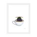 East Urban Home Teacup Bee - Painting Print Paper/Metal in Black/Brown/White | 32 H x 24 W x 1 D in | Wayfair CA9ADE36C0214787ACD79D0E8B3B3DF4