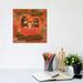 East Urban Home Three Bears by Martin Hsu - Painting Print Canvas in Brown/Green/Orange | 12 H x 12 W x 0.75 D in | Wayfair