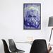 East Urban Home Einstein Ballpoint Pen by Ben Heine - Graphic Art Print Canvas/Metal in Gray/Indigo | 40 H x 26 W x 1.5 D in | Wayfair