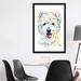 East Urban Home Westie by Lisa Whitehouse - Graphic Art Print Metal in Blue/Orange/White | 60 H x 40 W x 1.5 D in | Wayfair