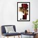 East Urban Home Kinetic Gold on Red I by Alex Wise - Painting Print Paper/Metal in Brown/Red/White | 32 H x 24 W x 1 D in | Wayfair