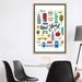 East Urban Home City Love I by Nina Seven - Graphic Art Print Canvas/Metal in Green/Red/Yellow | 60 H x 40 W x 1.5 D in | Wayfair