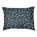 East Urban Home Seattle Throwback Football Outdoor Dog Pillow Metal in Green/Gray/Blue | 5 H x 30 W x 40 D in | Wayfair