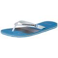 Quiksilver Herren Molokai Word Block - Flip-flops voor mannen Flip Flop, White Grey Blue, 45 EU