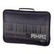 aha: Pixel Notebook-Sleeve bis 44 cm (17,3 Zoll) graphitschwarz