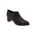 Women's Keegan Bootie by Trotters in Black Lizard (Size 6 M)