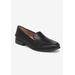 Wide Width Women's Margot Loafers by LifeStride in Black (Size 7 1/2 W)