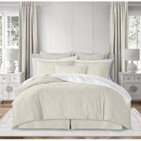 George Oliver Delcampo Coverlet Set Polyester/Polyfill/Microfiber in White | Cal. King Coverlet + 2 Shams | Wayfair