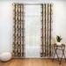 Spin & Weave Folia Patchwork Thermal Grommet Curtain Panels Polyester | 90 H in | Wayfair 700944