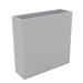 Vondom Wall Resin Pot Planter Resin/Plastic in Gray | 31.5 H x 31.5 W x 9.75 D in | Wayfair 42425A-STEEL