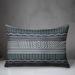 Dakota Fields Outdoor Rectangular Pillow Cover & Insert Polyester/Polyfill blend in Blue/Navy | 14 H x 20 W x 1.5 D in | Wayfair