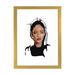 East Urban Home Rihanna by Anna Mckay - Graphic Art Print Paper/Metal in Black/Brown/White | 32 H x 24 W x 1 D in | Wayfair